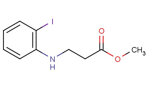 beta-Alanine, N-(2-iodophenyl)-, methyl ester